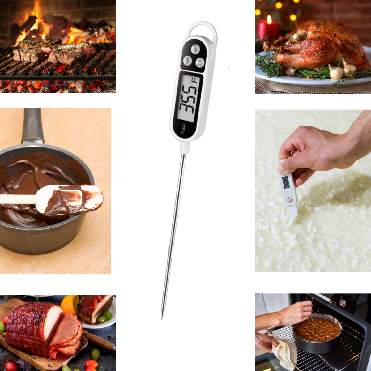 Termometro De Cocina Digital con Baterias