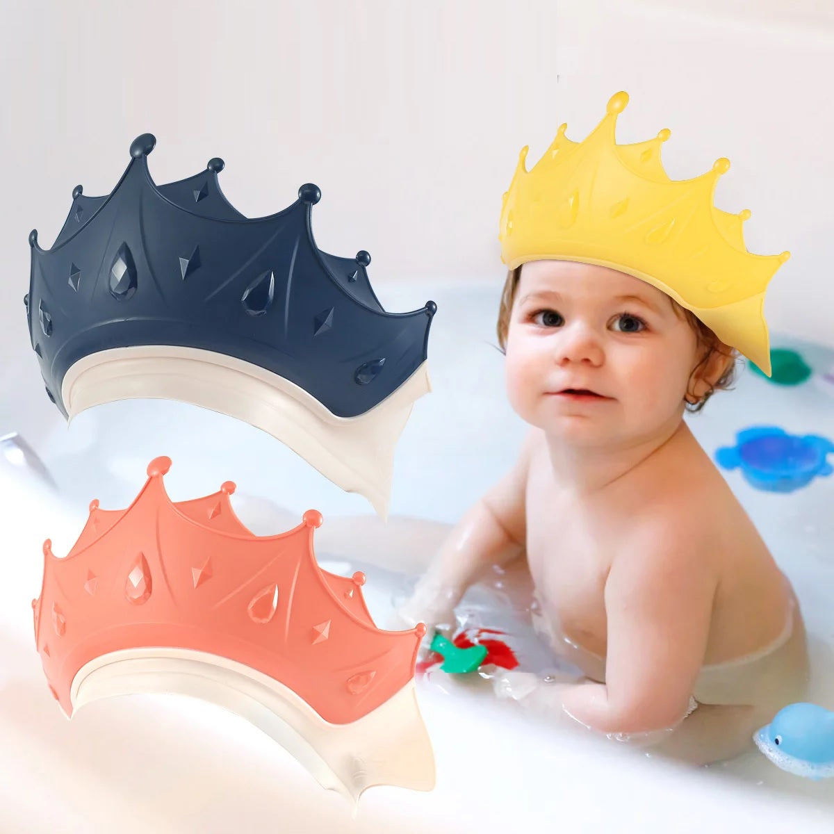 Gorro visera de ducha para bebes para proteger del jabón