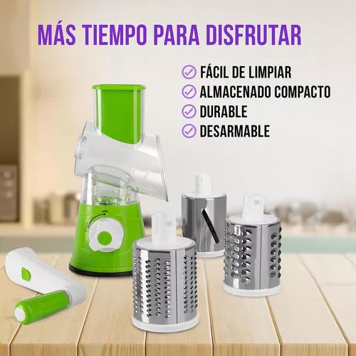 🥗🍠🥦MOLINO RAYADOR TIPO TAMBOR DE FRUTAS Y VERDURAS CON VENTOSA DE SUCCION🥗🍠🥦